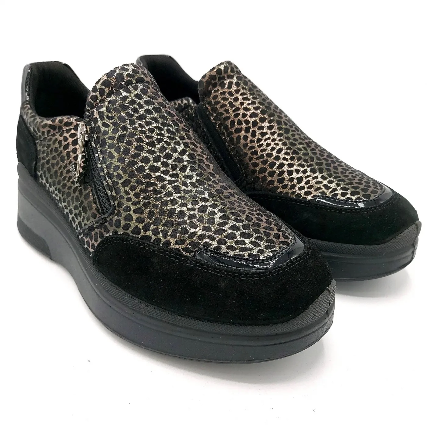 SLIP-ON IGI&CO DONNA SCAMOSCIATA GIRA. NERO 2656600