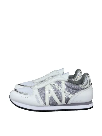 SNEAKERS DONNA BIANCHE CON STRASS XDX090 XV433