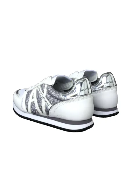 SNEAKERS DONNA BIANCHE CON STRASS XDX090 XV433