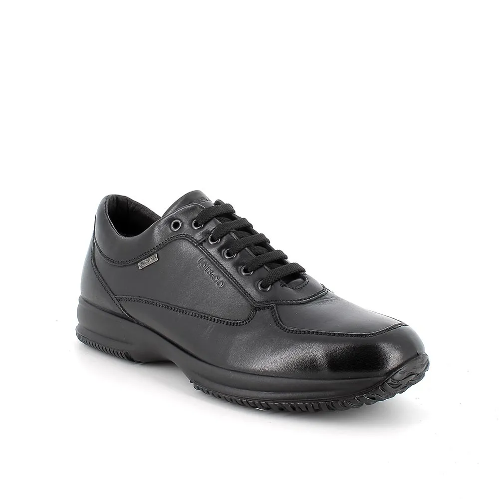 SNEAKERS IGI&CO UOMO VITELLO ALFA NERO GORE-TEX 4613900