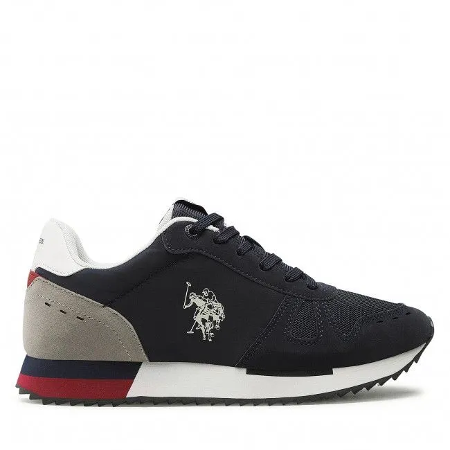 SNEAKERS U.S.POLO ASSN. UOMO TEXTILE-ECO SUEDE BALTY001M-DBL001