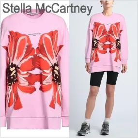 Stella McCartney  |Long Sleeves Cotton Logo Hoodies & Sweatshirts