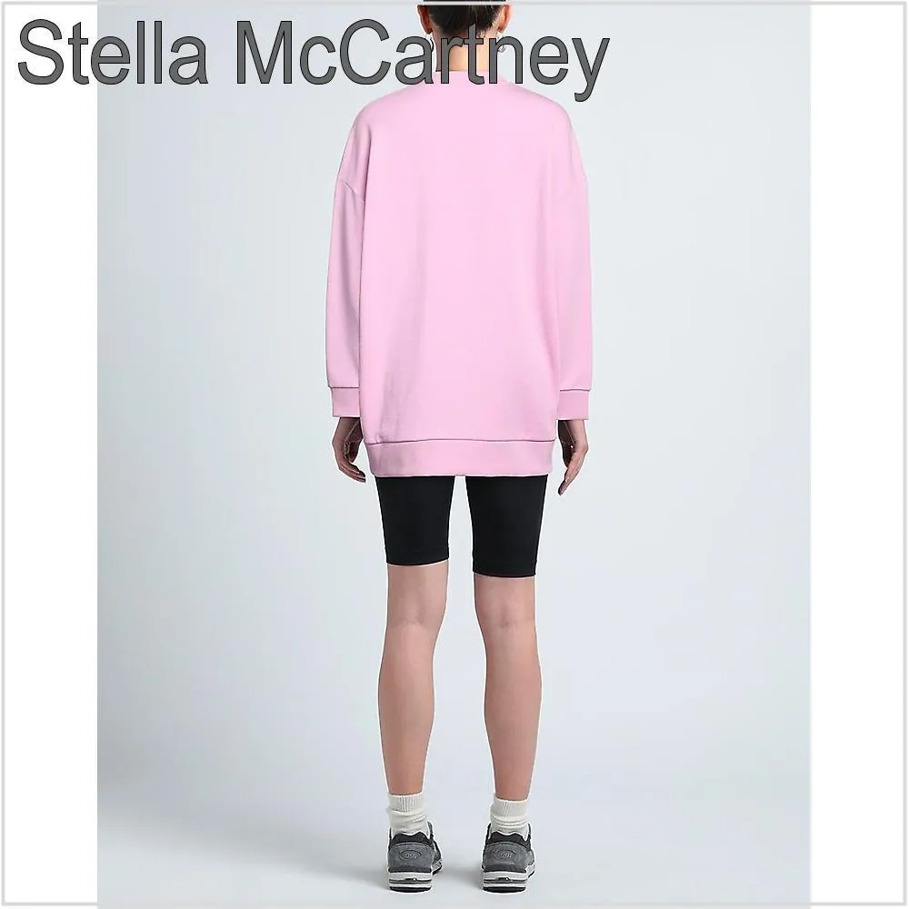 Stella McCartney  |Long Sleeves Cotton Logo Hoodies & Sweatshirts