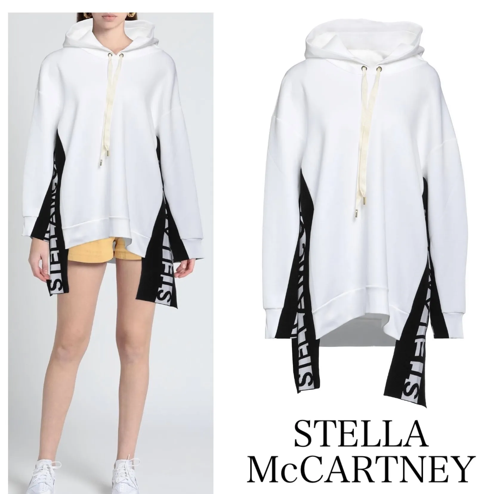 Stella McCartney  |Sweat Long Sleeves Plain Cotton Hoodies & Sweatshirts