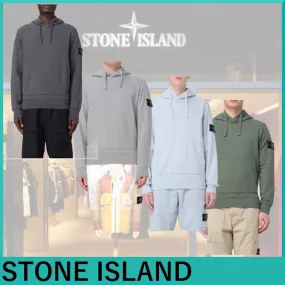 STONE ISLAND  |Plain Logo Hoodies