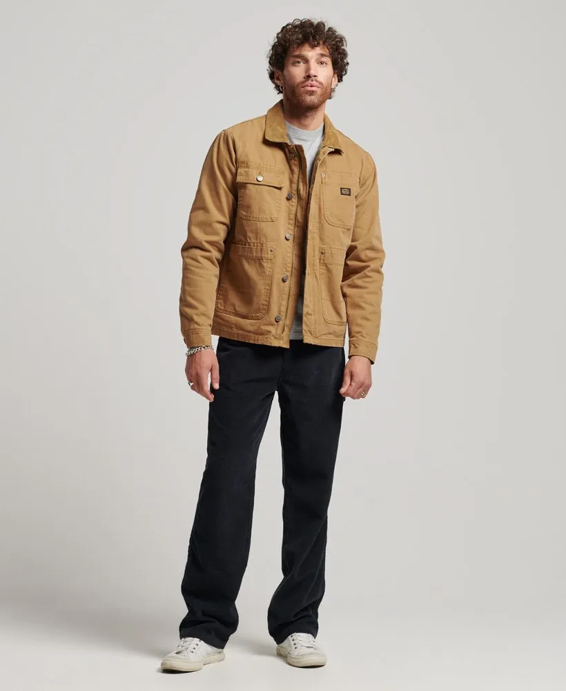 Superdry - Vintage Ranch Jacket Tobacco Borg Lined