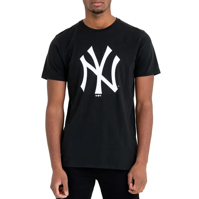 TEAM NY YANKEES LOGO PRINT T-SHIRT Man Black