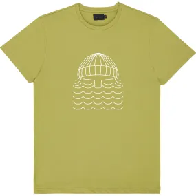 Tee-Shirt Bask In The Sun To The Sea wasabi