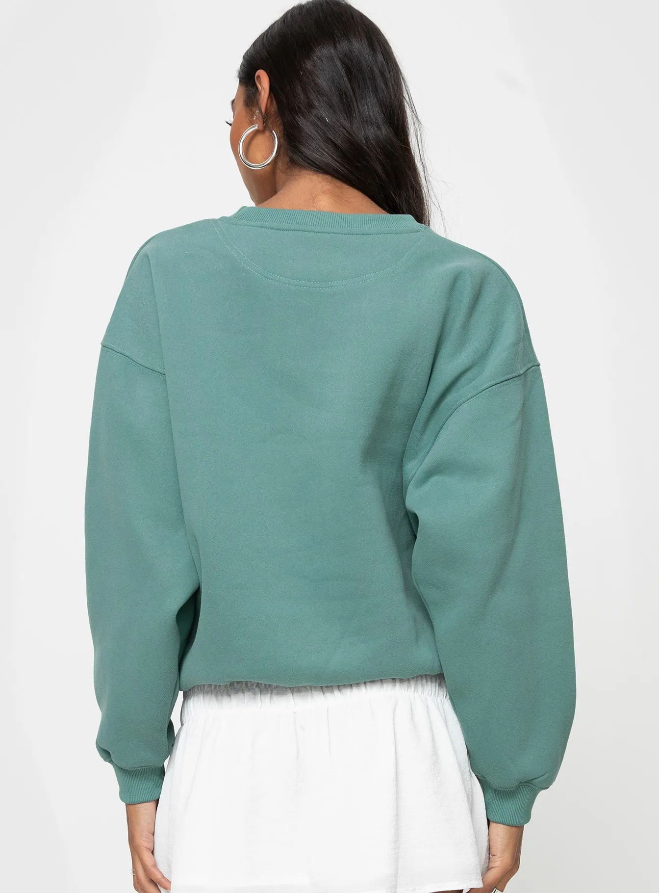 Tequila Crew Neck Sweatshirt Sage