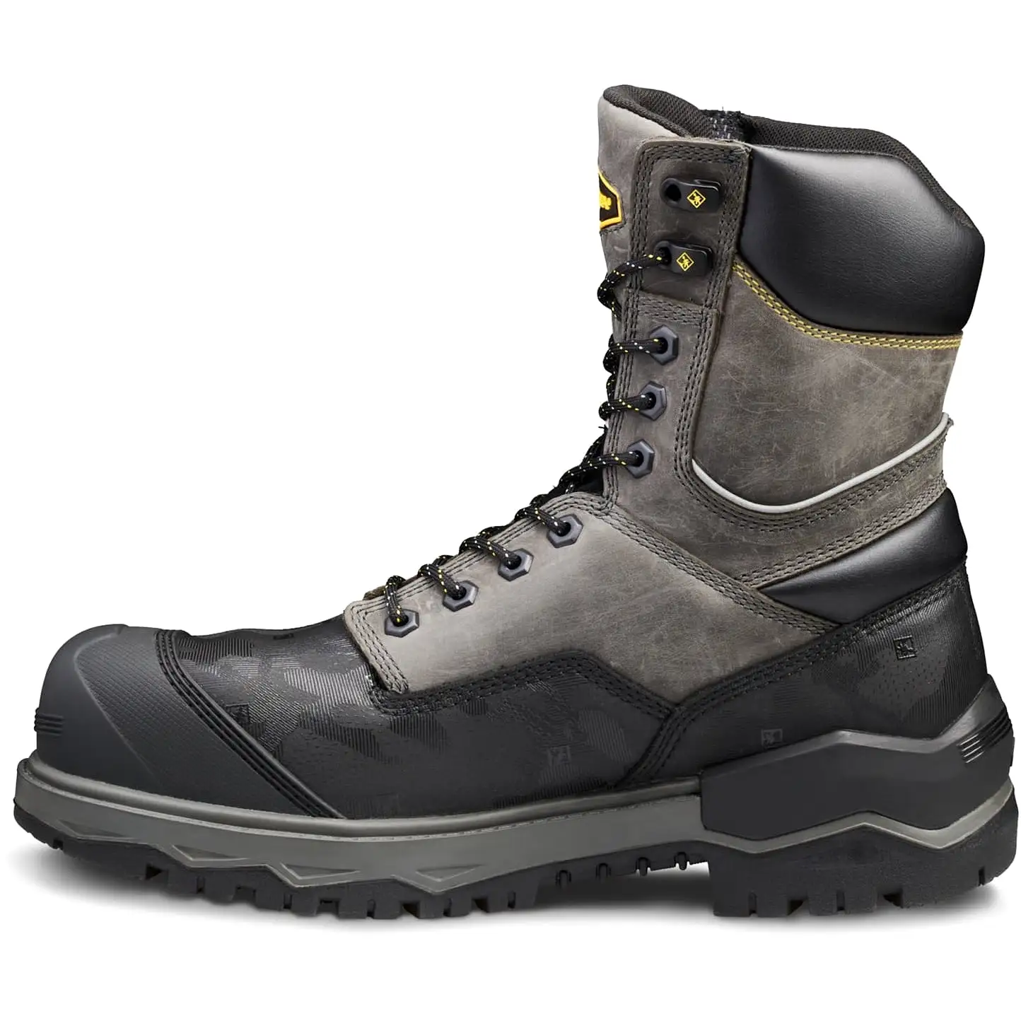 Terra Men's Gantry 8 Comp Toe WP Safety Work Boot -Gray- 4NRQGY