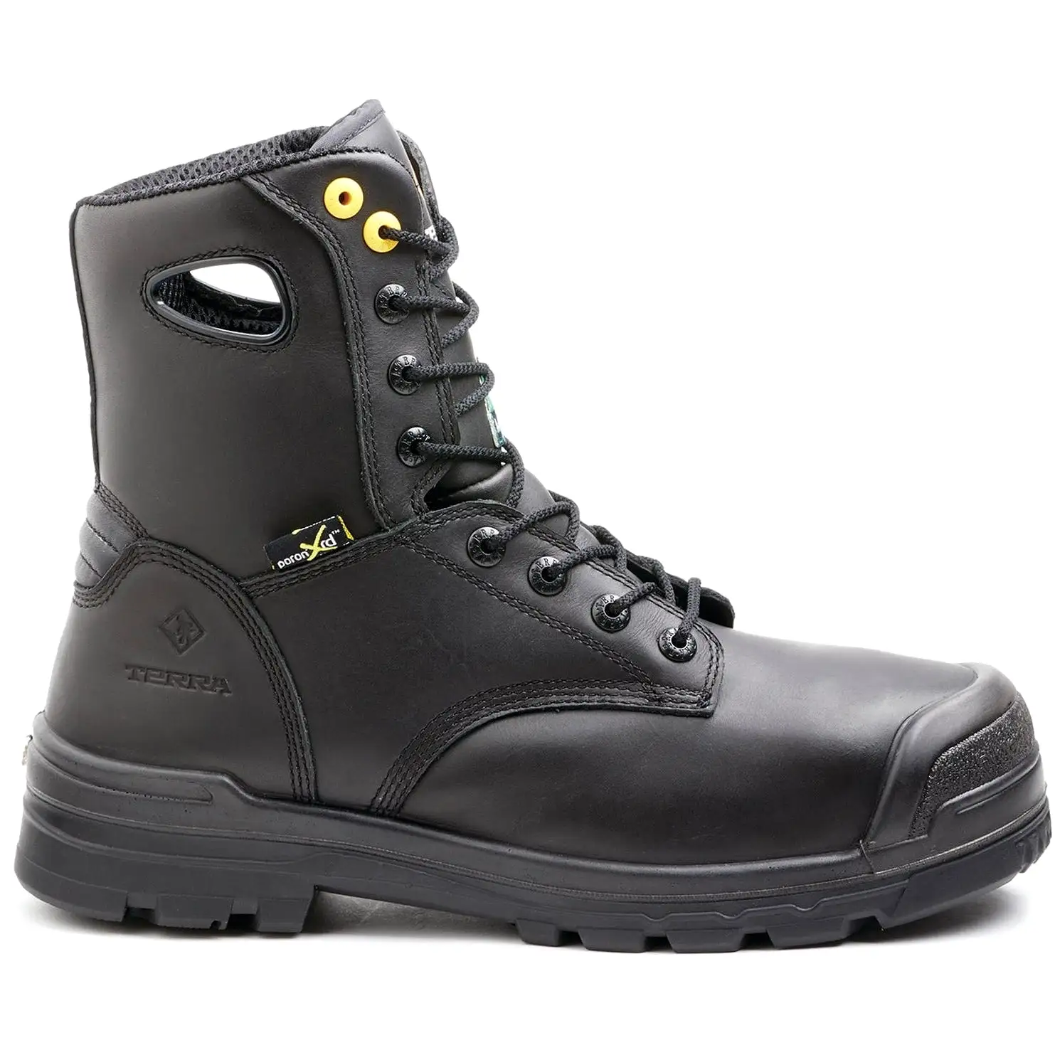 Terra Men's Paladin 8 Comp Toe WP Met Guard Work Boot -Black- R2988B