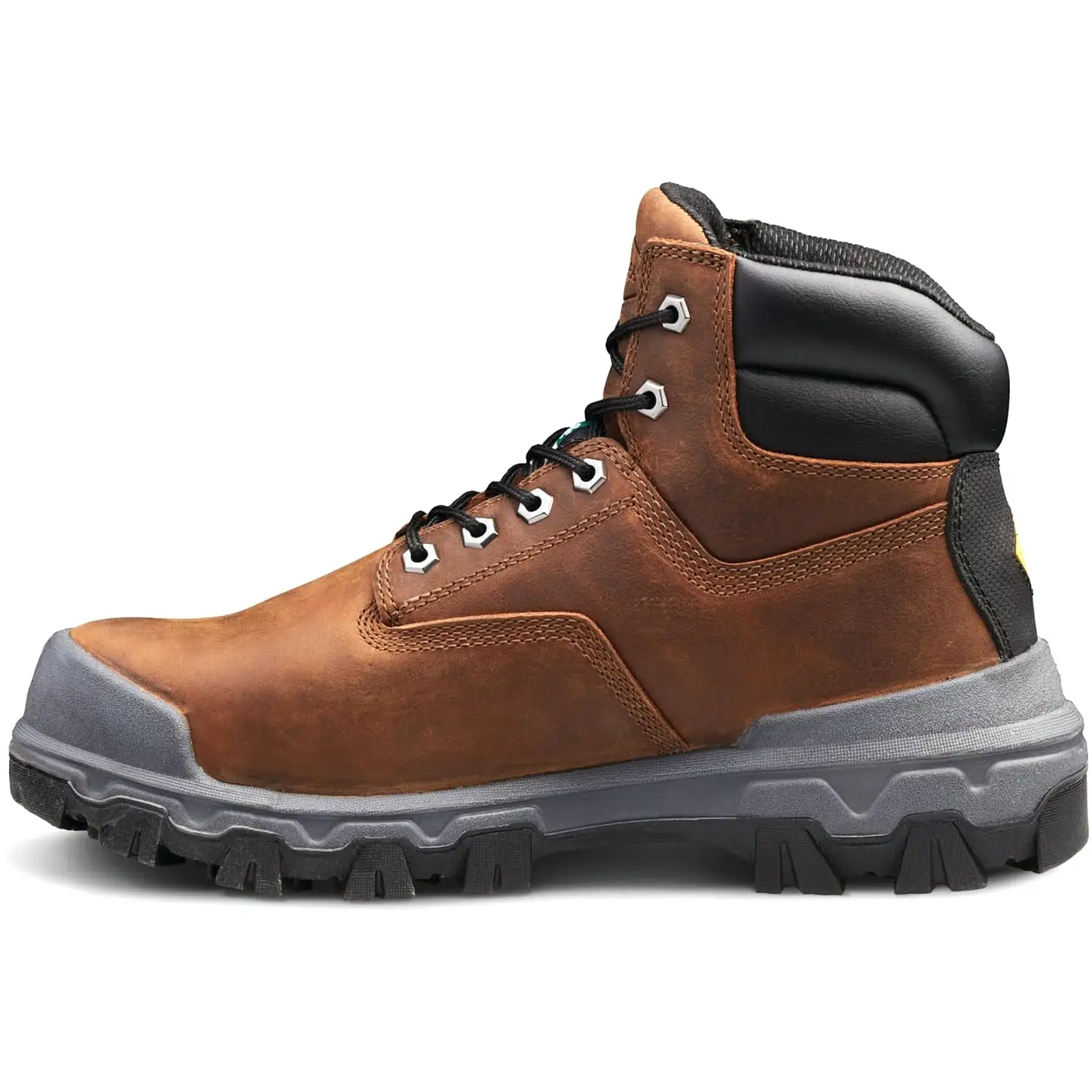 Terra Men's Sentry 2020 6 Comp Toe WP Safety Work Boot -Brown- R4NWBN