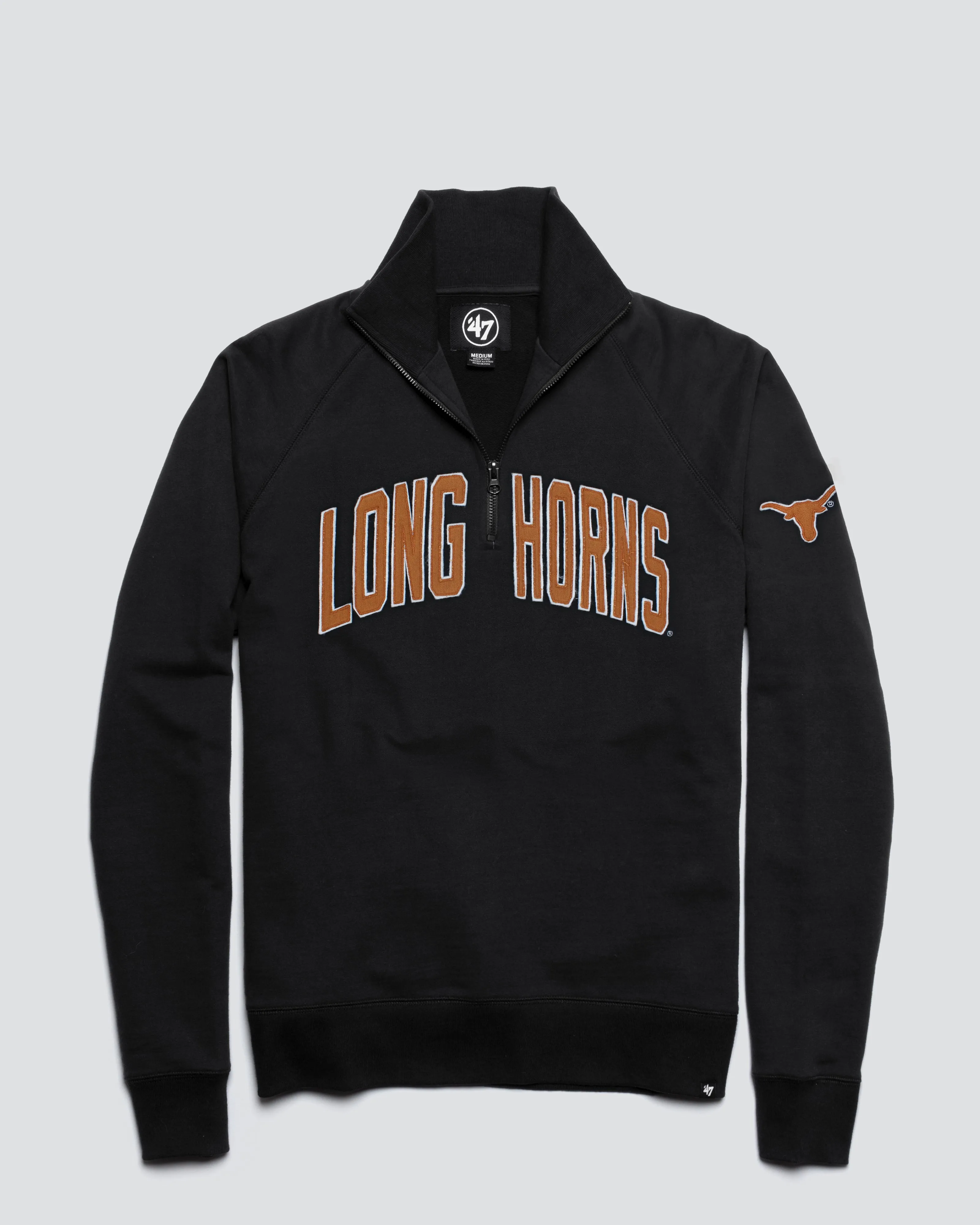 TEXAS LONGHORNS BANKS '47 HARRIS SCRIMMAGE 1/4 ZIP