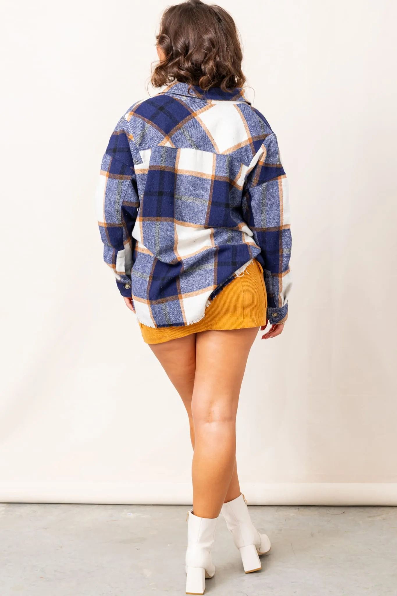 The Blare Plaid Pullover Top