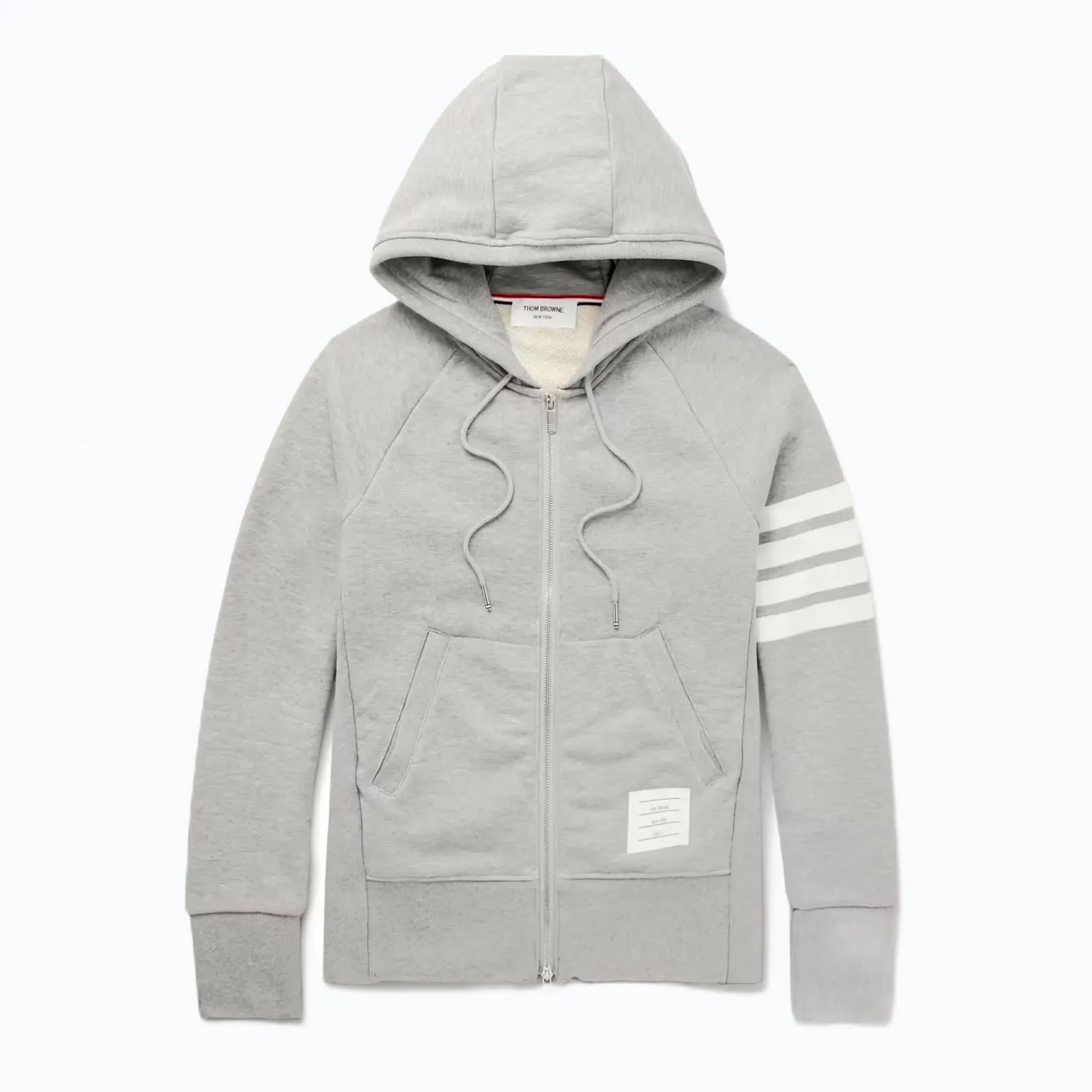 THOM BROWNE  |Stripes Long Sleeves Cotton Designers Hoodies