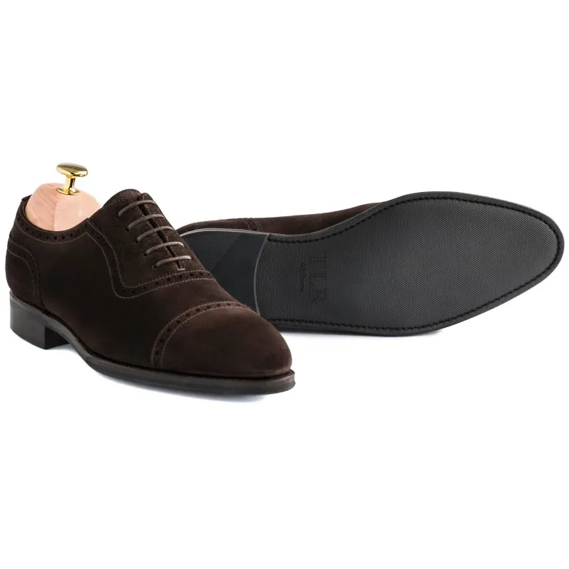 TLB Adelaide in dark brown suede