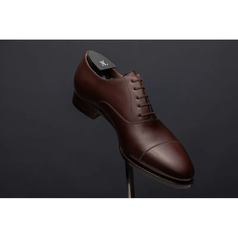 TLB Artista Plain Cap Toe Oxford Vegano Dark Brown