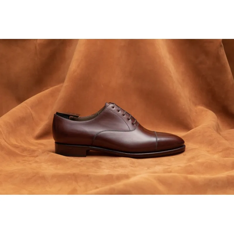 TLB Artista Plain Cap Toe Oxford Vegano Dark Brown