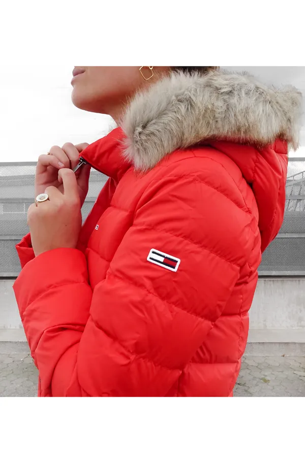 Tommy Hilfiger Women Essential Down Jacket Red