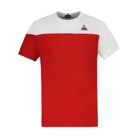 TSHIRT BAT Uomo Rouge Electro New Optical White