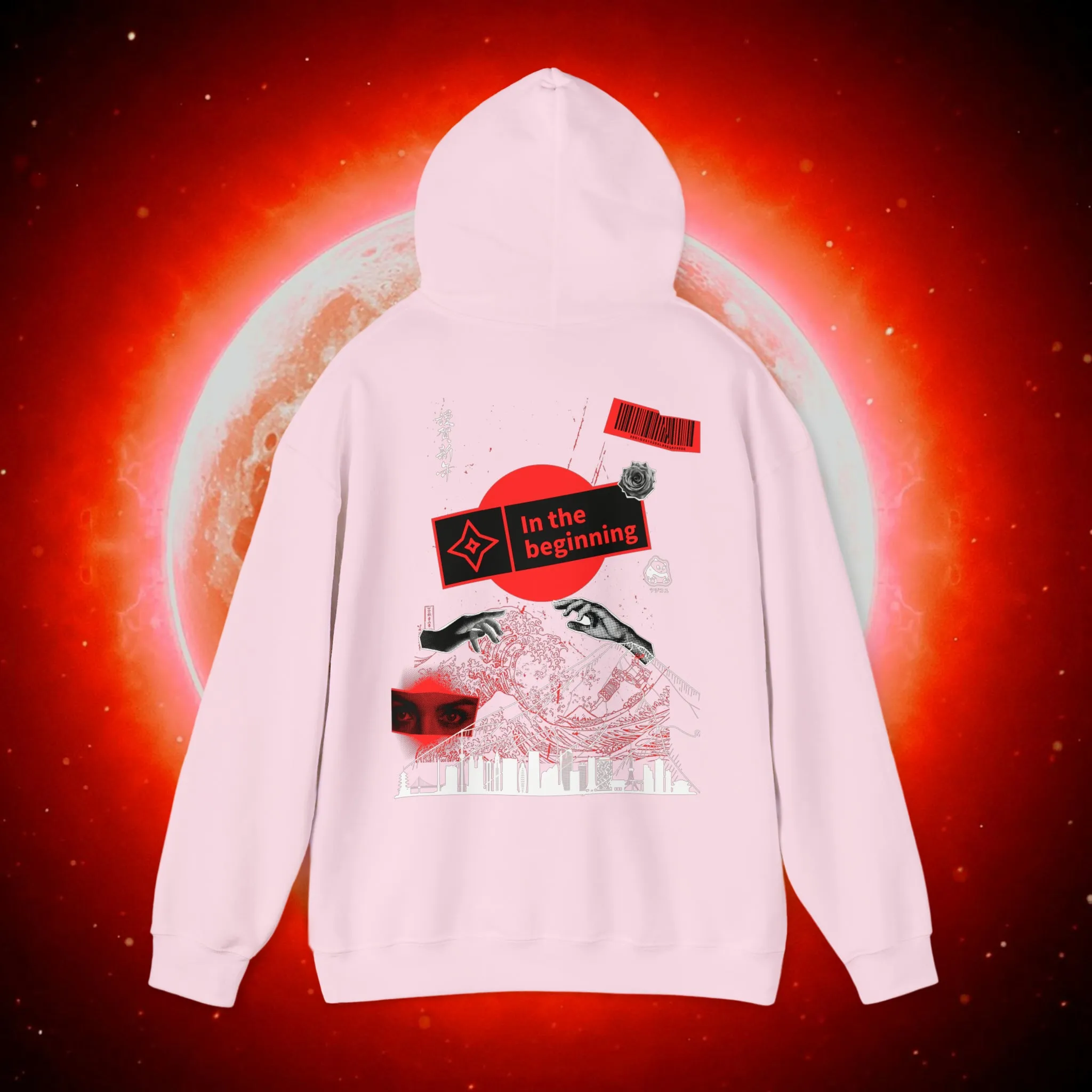 Tuji Yuko Exclusive V1.5 Genesis Heaven and Earth Heavy Blend Hooded Sweatshirt