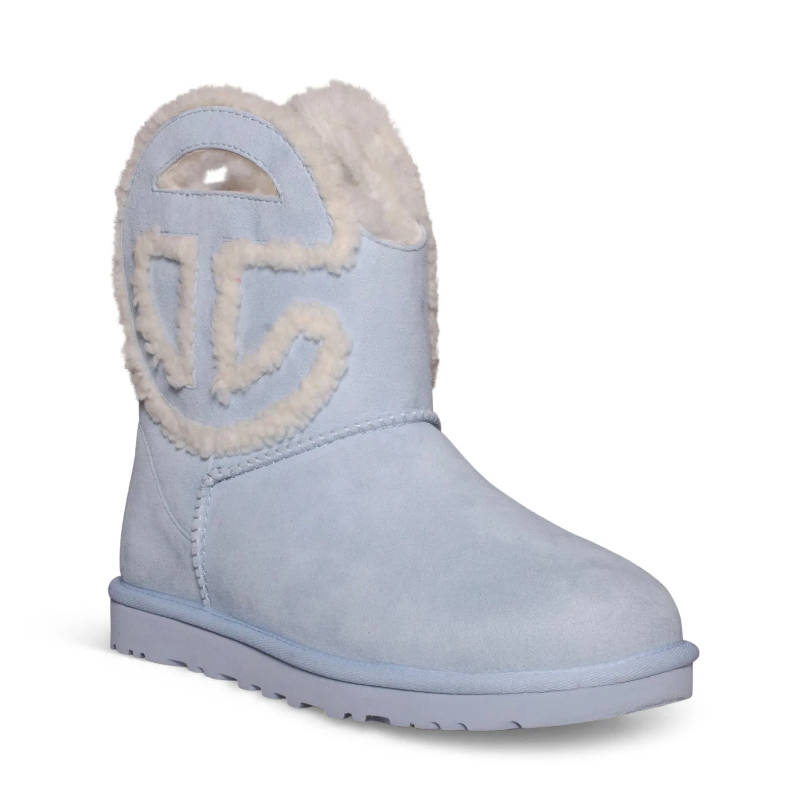 UGG X Telfar Logo Mini Blue Boots - Men's