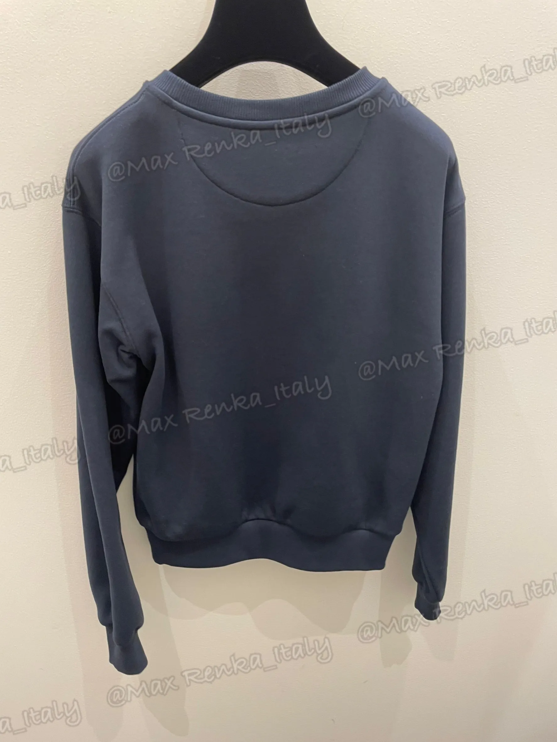 VALENTINO  |Nylon Long Sleeves Cotton Logo Outlet Hoodies & Sweatshirts