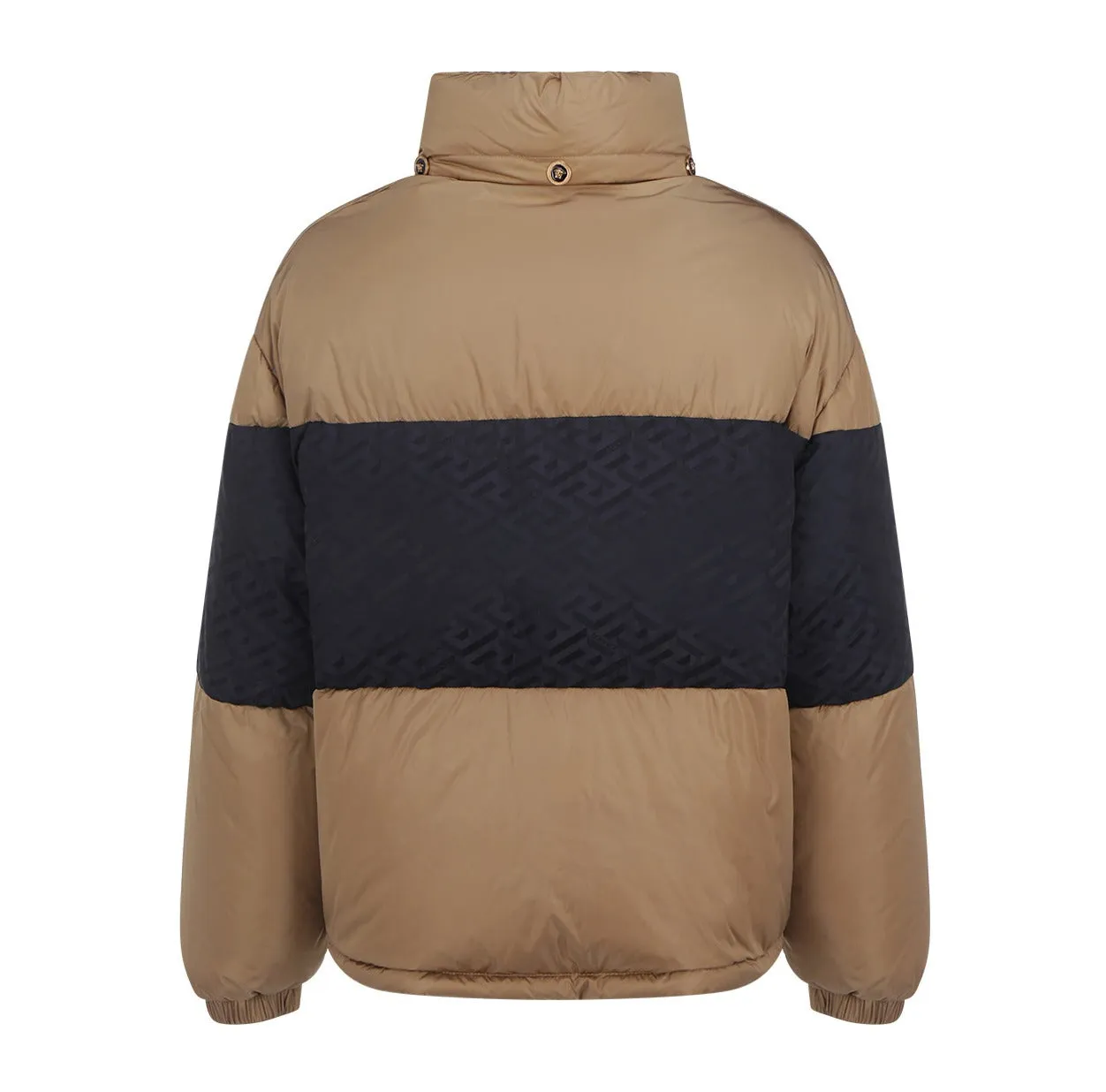 Versace Two-Tone Long Sleeved Padded Jacket