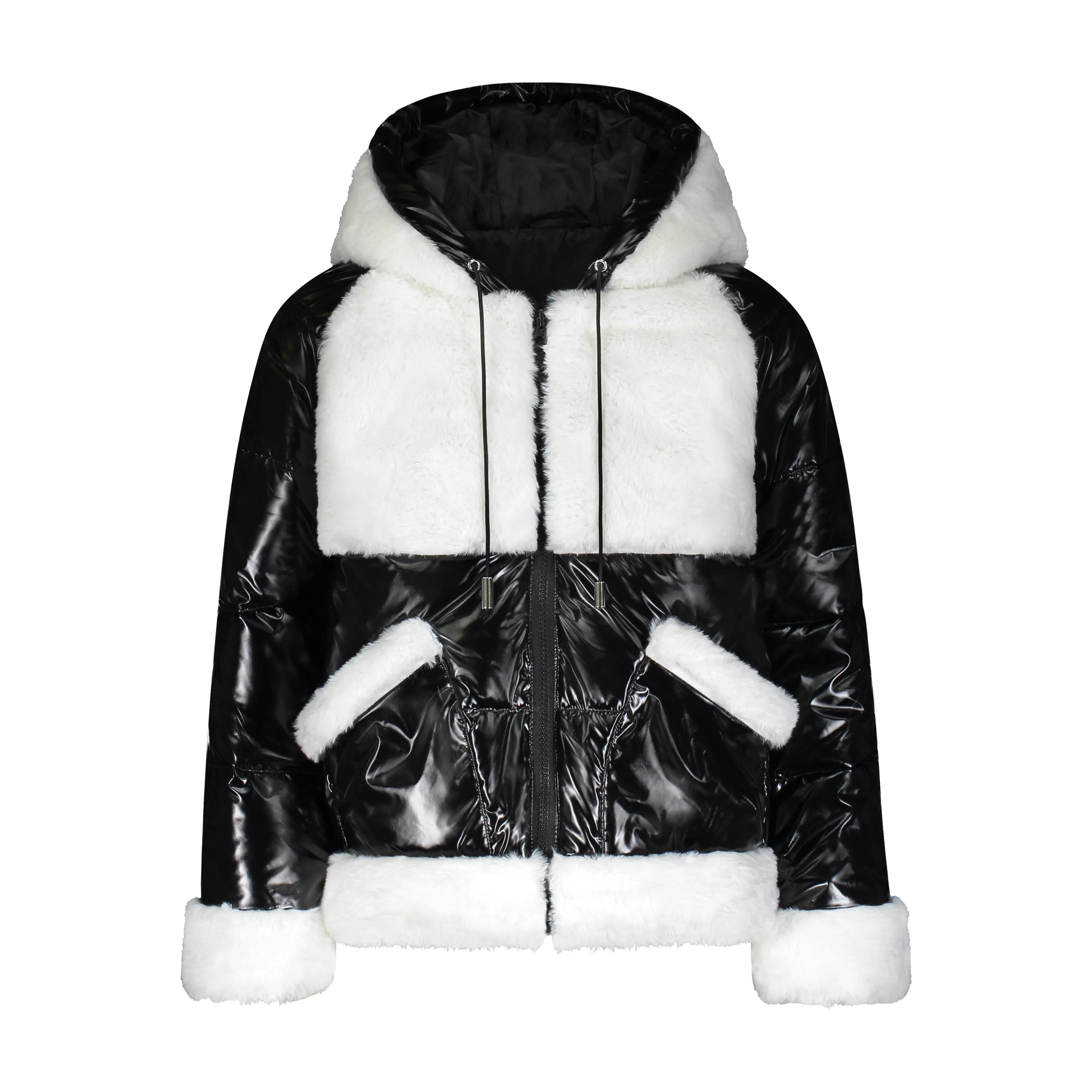 Vierra Rose Rox Faux Fur Combo Jacket