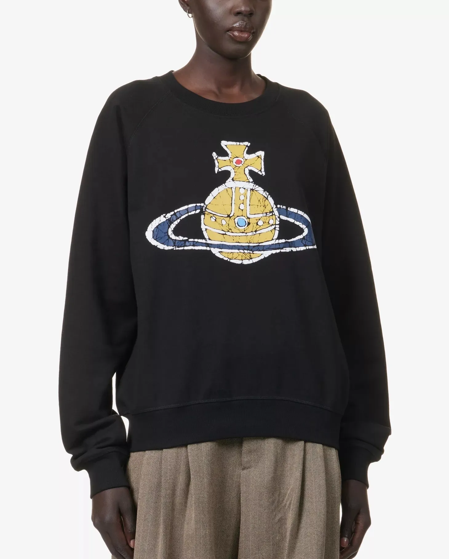 Vivienne Westwood  |Long Sleeves Cotton Logo Hoodies & Sweatshirts