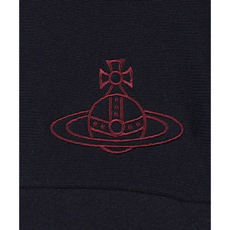 Vivienne Westwood  |Long Sleeves Plain Cotton Logo Hoodies