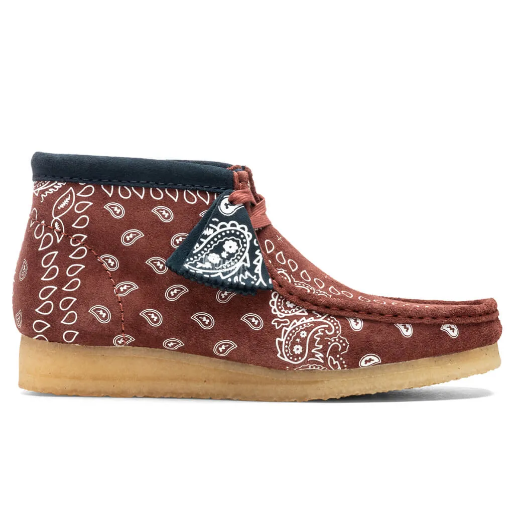 Wallabee Boot - Brick Paisley