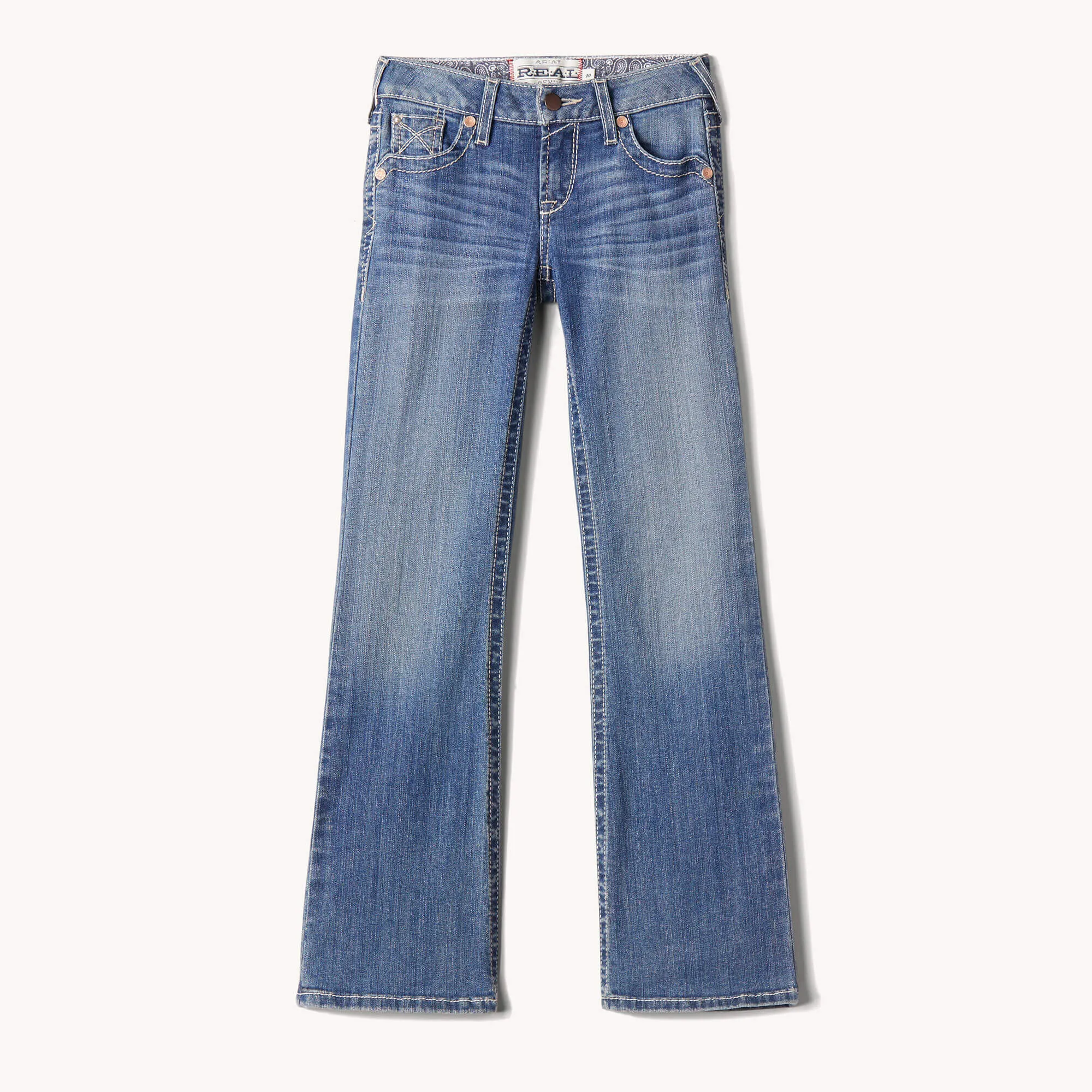 Whipstitch Boot Cut Jean