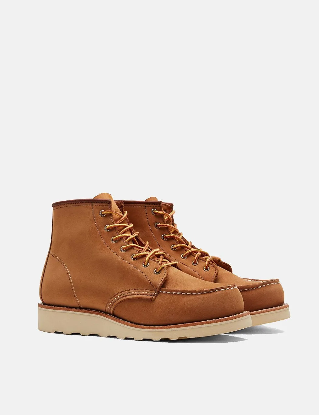 Women's Red Wing 6 Moc Toe Boots (3372) - Khaki Honey Chinook