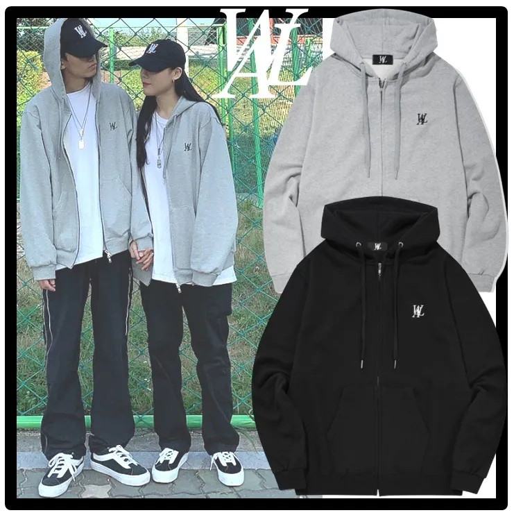 WOOALONG  |Unisex Street Style Hoodies