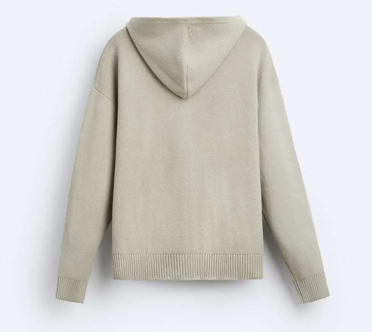 ZARA  |Long Sleeves Plain Hoodies