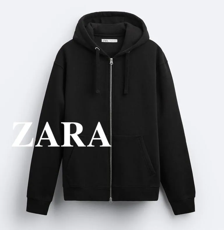 ZARA  |Sweat Long Sleeves Plain Hoodies